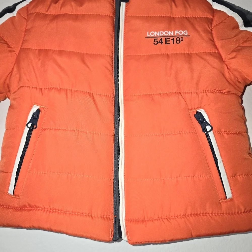 London Fog Zip front with snaps